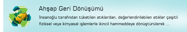 tahta geri dönüümü